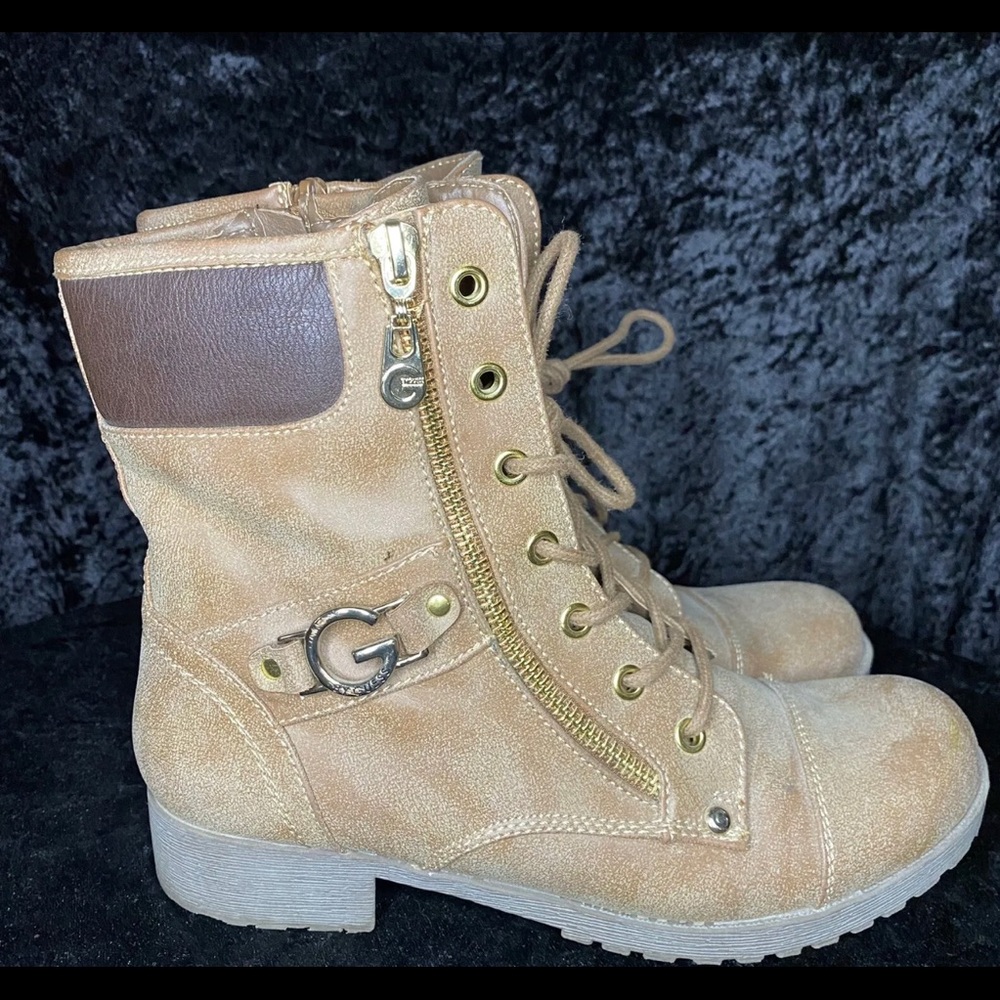 G by Guess Womens Boots Size 6.5M Double Zipper